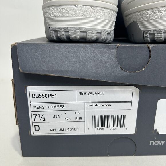 New Balance Shoes 550 “White Grey” 2024